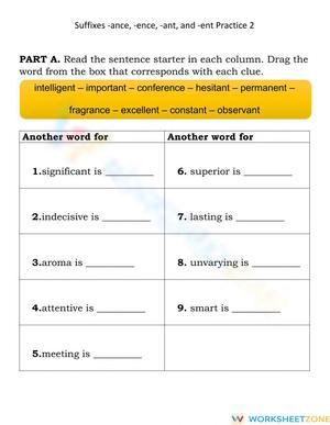 Suffixes Practice Worksheet | Grade 6 Essential Printable