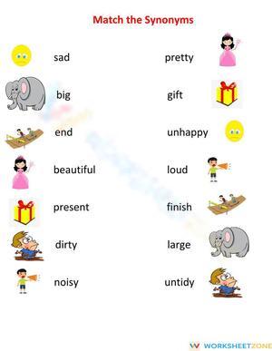 Match the Synonyms