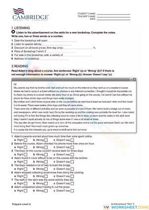 Achievement Test 2