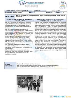 Essential CCSS.ELA-LITERACY.RI.9-10.1 Grade 9 ELA Assessment