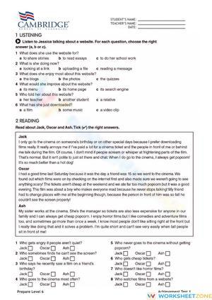 Achievement Test 1