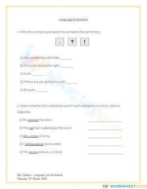 Language Evaluation Term 2