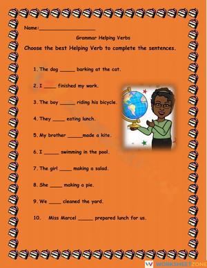 Grammar Helping Verbs
