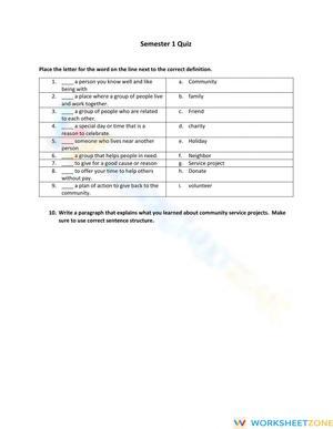 Essential Semester 1 ELA Quiz | Grades 9-12 Printable