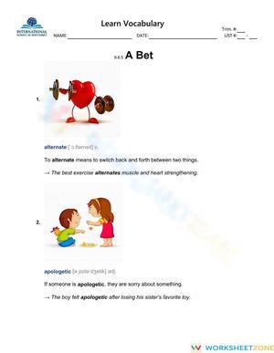 9.6.5. Bet learn vocabulary