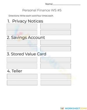 Personal Finance WS -5