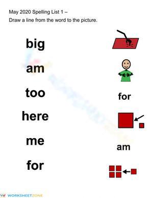 Vocabulary Match