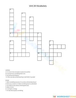 Essential Grade 5 Vocabulary Crossword | Reach Book 5