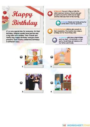 Birthday celebrations