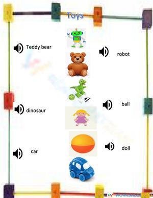 Toys vocabulary
