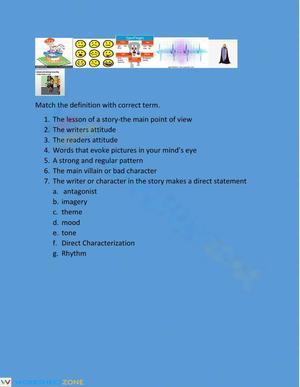 English I Voc. Review