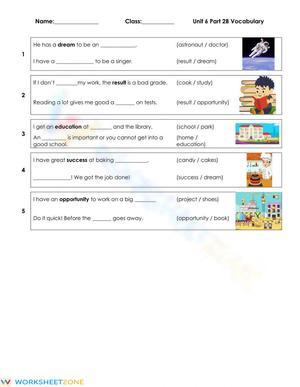 Unit 6 part 2 vocabulary