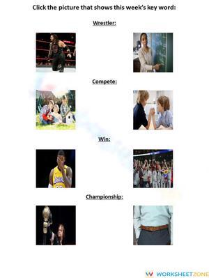 Wrestlemania Vocab ID