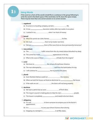 Essential Grade 9 Vocabulary: Using Words in Context