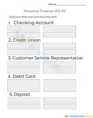 Personal Finance WS -2