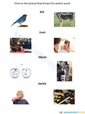Printable Vocabulary ID Worksheet | Grade 4 ELA