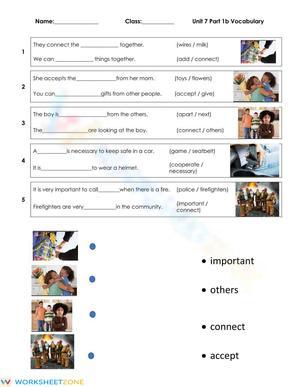 Grade 2 Vocabulary — Printable No-Prep Worksheet