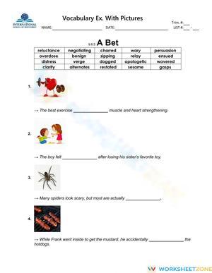 Essential Grade 9 Vocabulary & Context Clues Worksheet