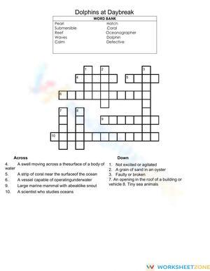 Dolphins Crossword