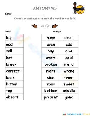 Antonyms
