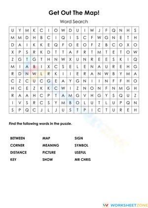 Vocabulary Review Word Search