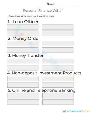 Personal Finance WS -4