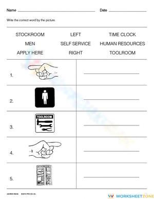 Essential Workplace Vocabulary Worksheet | Grade 5-8 Ready