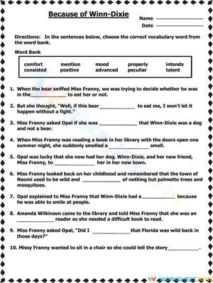 Journeys Vocabulary