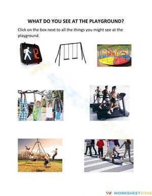 Printable Playground Vocabulary Sorting Activity | Grade 1