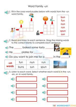 Exploring the 'Un' Word Family