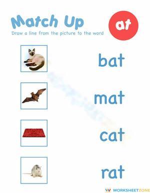 Practice the 'At' Word Family