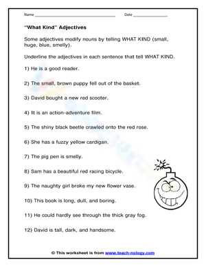 Explore Kind Adjectives