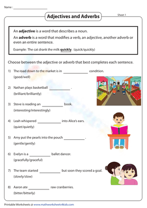 Adverbs vs Adjectives Identification