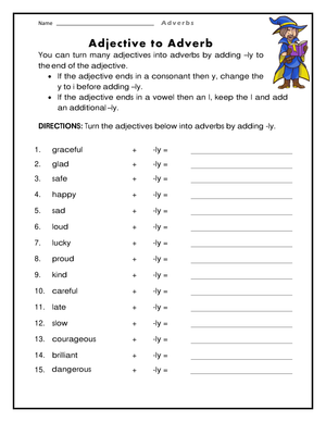 Understanding -ly Endings for Adverbs