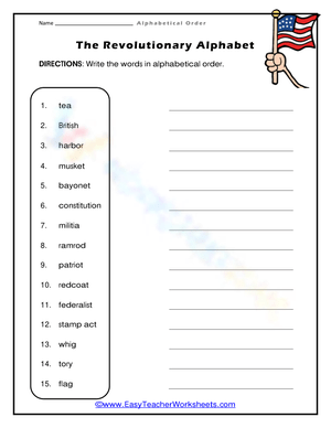 The Revolutionary Alphabet