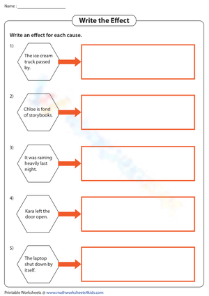What is the Effect? Worksheet