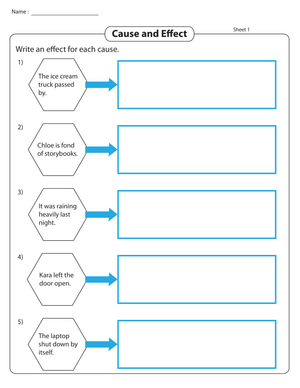 What is the Effect? Worksheet