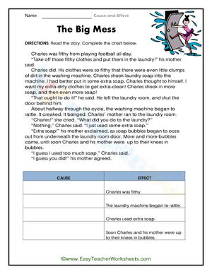 The Big Mess- Cause and Effect