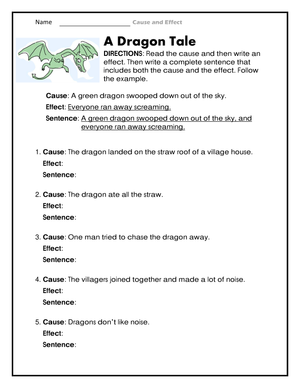 A Dragon Tale- Cause and Effect