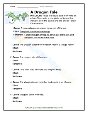 A Dragon Tale- Cause and Effect