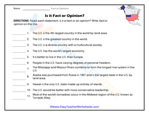 Is it a Provable Fact or Just an Opinion?