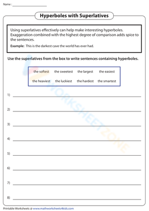 Hyperboles with Superlatives