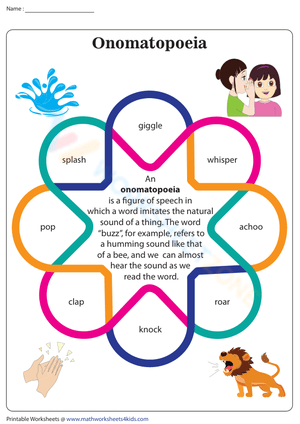 Onomatopoeia Chart: Exploring Sound Words in Language