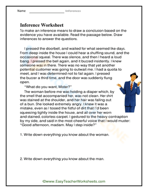 Hey Mister: Inference-Based Reading Comprehension Practice