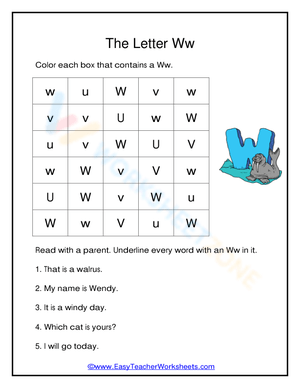The Letter Ww