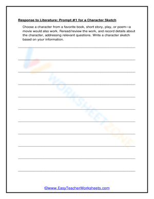 Character Sketch Prompt: Develop Writing Skills Now