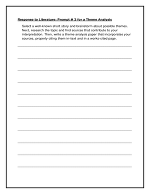 Theme Analysis Prompt: Develop Critical Thinking