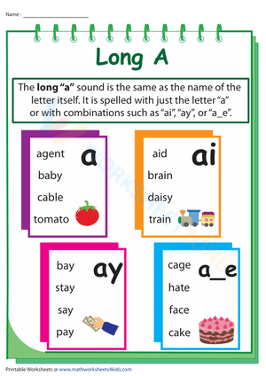 Long A Chart