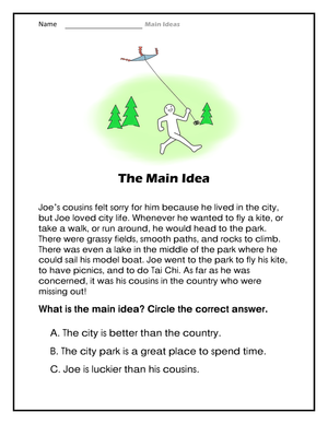 Joe Cousin: Exploring Character Traits