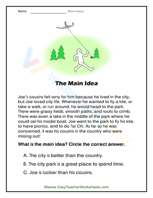 Joe Cousin: Exploring Character Traits